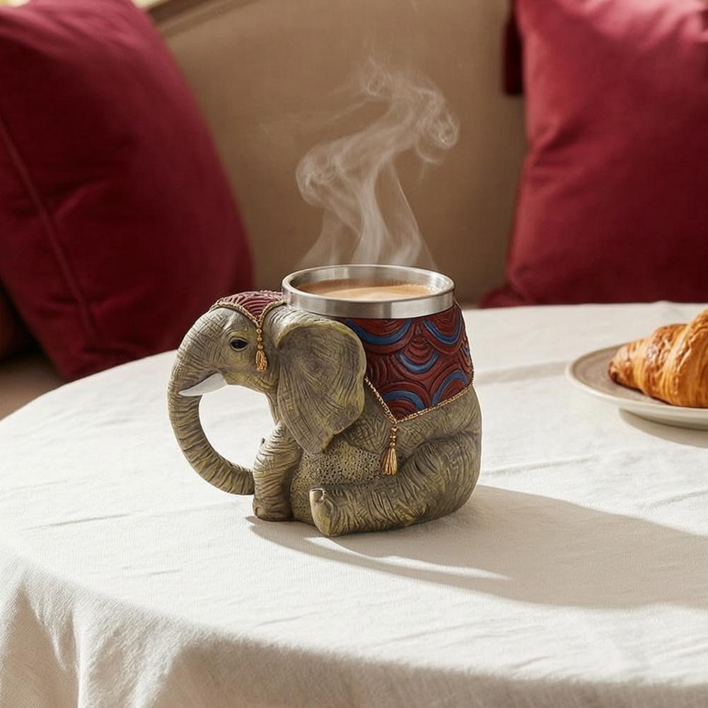 Coffee Equipment Eu - Mug Gajah Cangkir Kopi Resin Mug