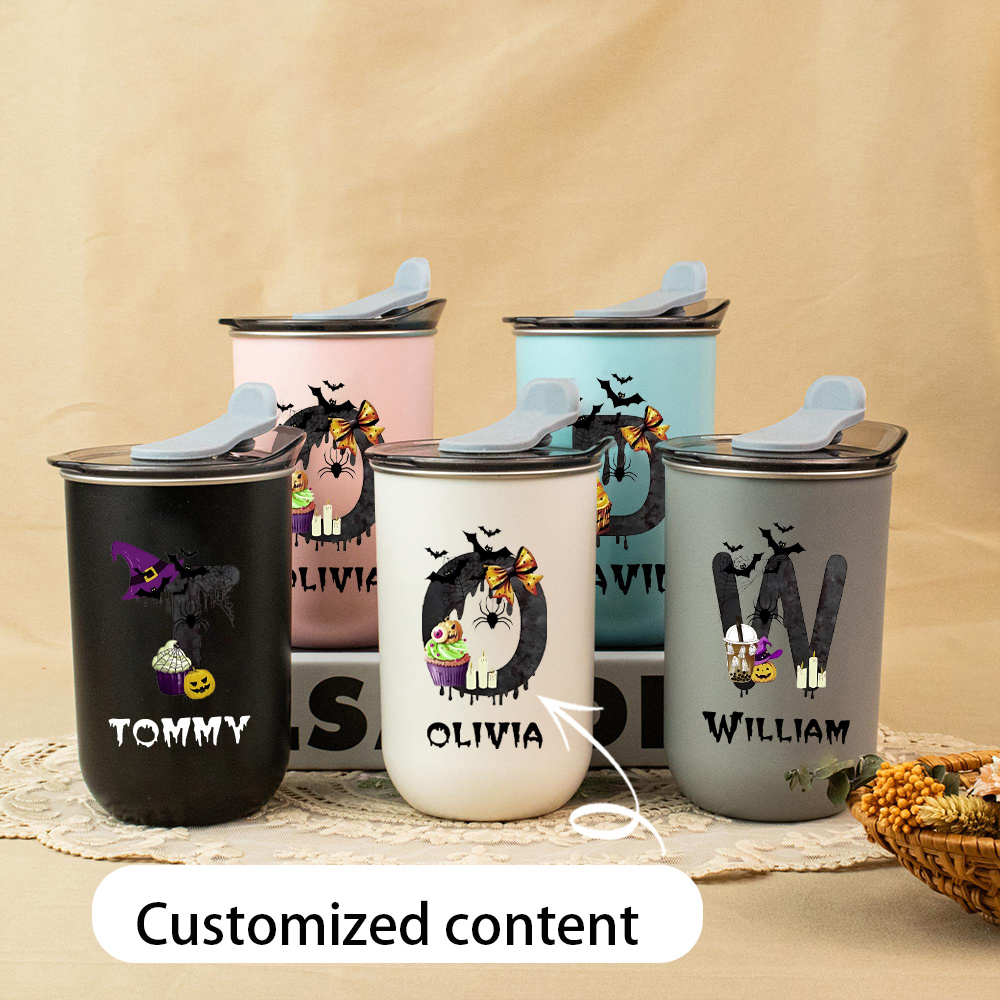 Coffee Equipment Eu - Tumbler Perjalanan Stainless Steel dengan Nama