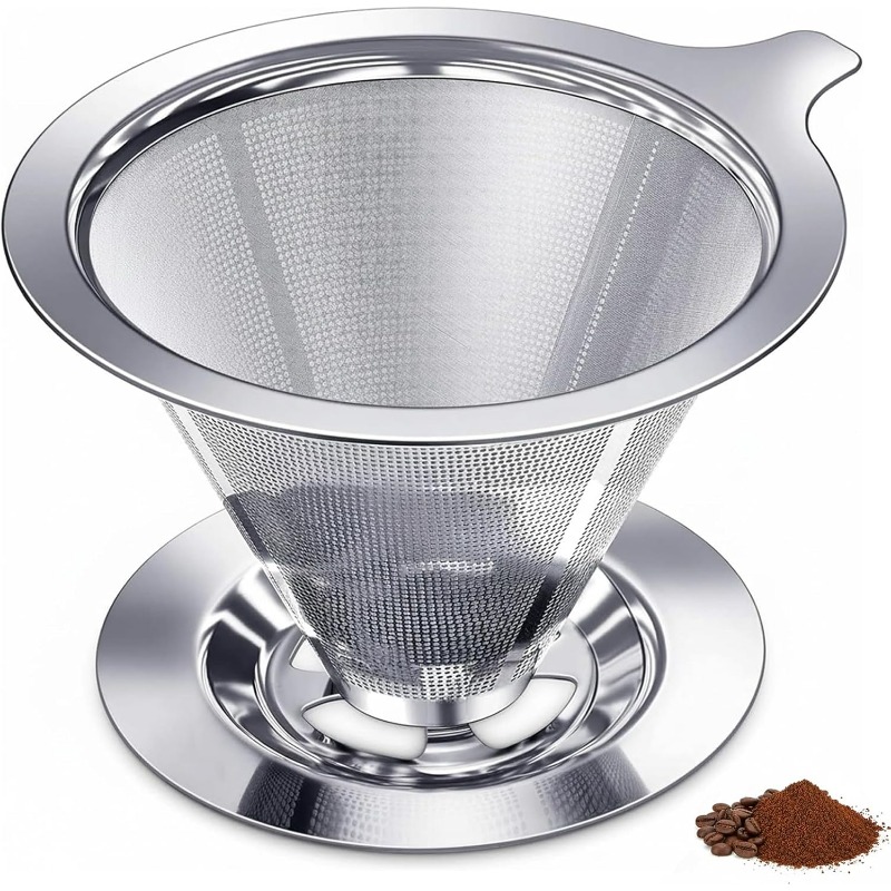 Coffee Equipment Pour Over - Pembuat Kopi Manual Tanpa Kertas Saring