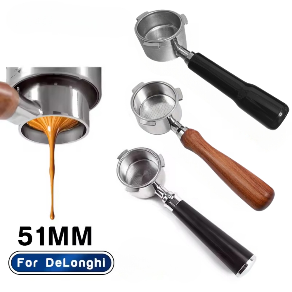 Naked Portafilter Bottomless - Portafilter Kopi Tanpa Dasar 51Mm Telanjang
