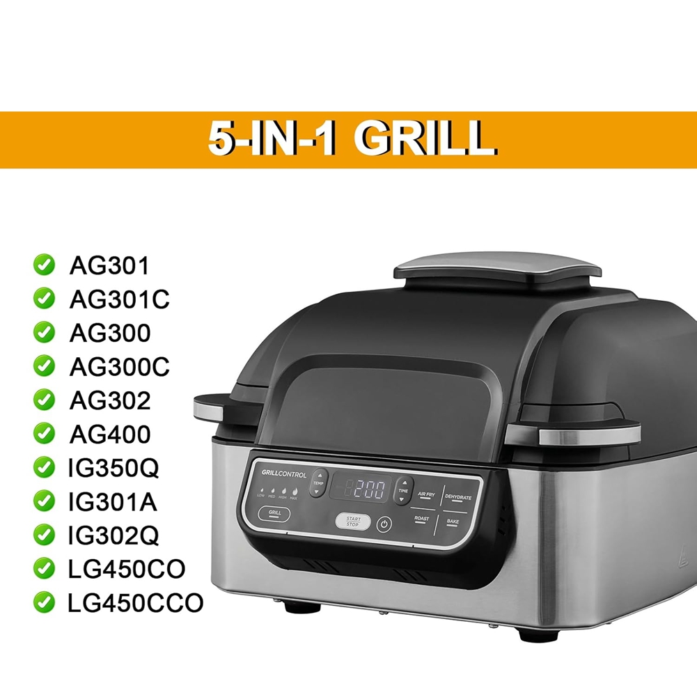 Ninja Air Fryer Af300 - M02K- Pelindung Cipratan & Rak Panggangan