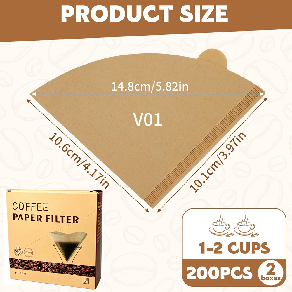 Filter Kopi 200 Buah Filter Ko - Coffee Equipment Cleaner ulasan dan harga
