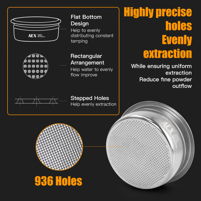 AliKisscafe 58mm Coffee Bottom - Naked Portafilter Bottomless ulasan dan harga