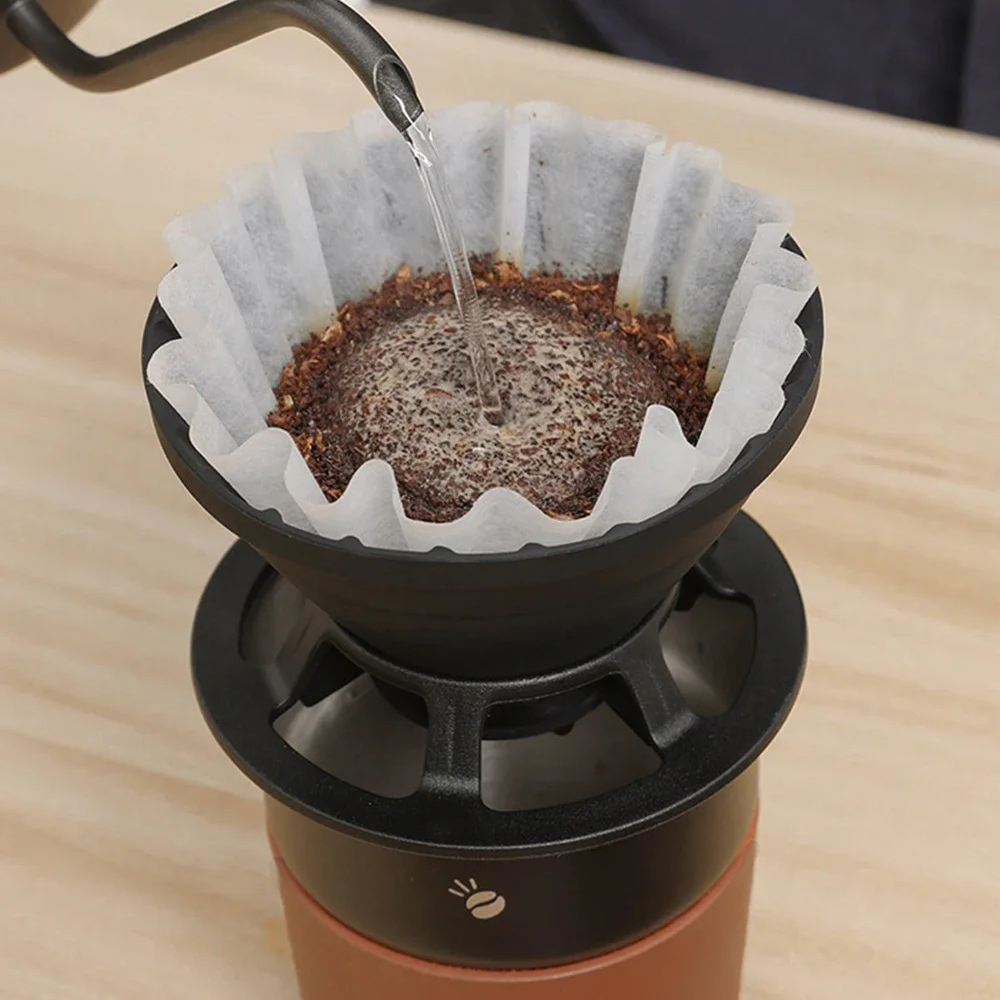 Cangkir filter kopi silikon po - Coffee Equipment V60 ulasan dan harga