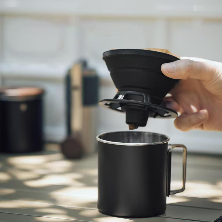 Cangkir filter kopi silikon po - Coffee Equipment V60 ulasan dan harga