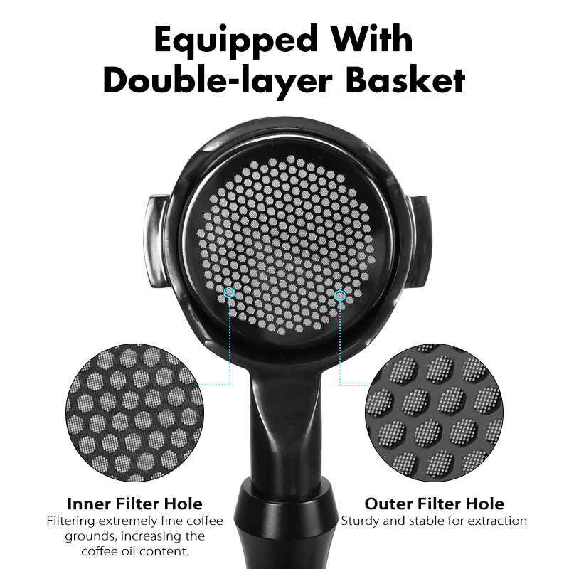 AliKisscafe 58mm Portafilter K - Naked Portafilter Bottomless ulasan dan harga