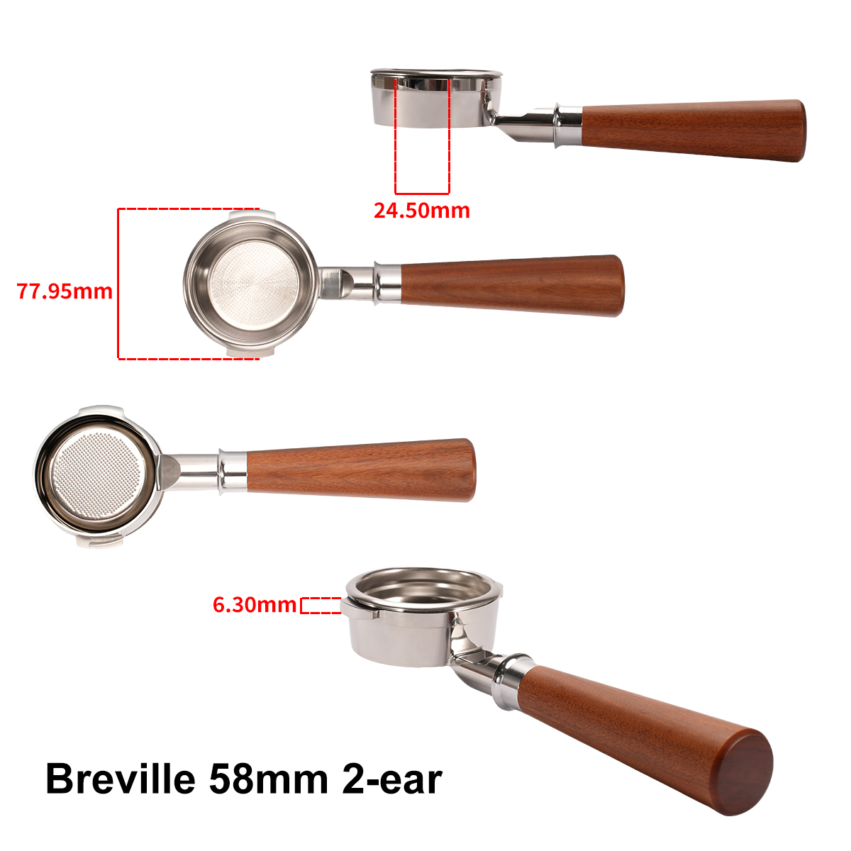 Portafilter Breville Bottomles - Naked Portafilter Bottomless ulasan dan harga