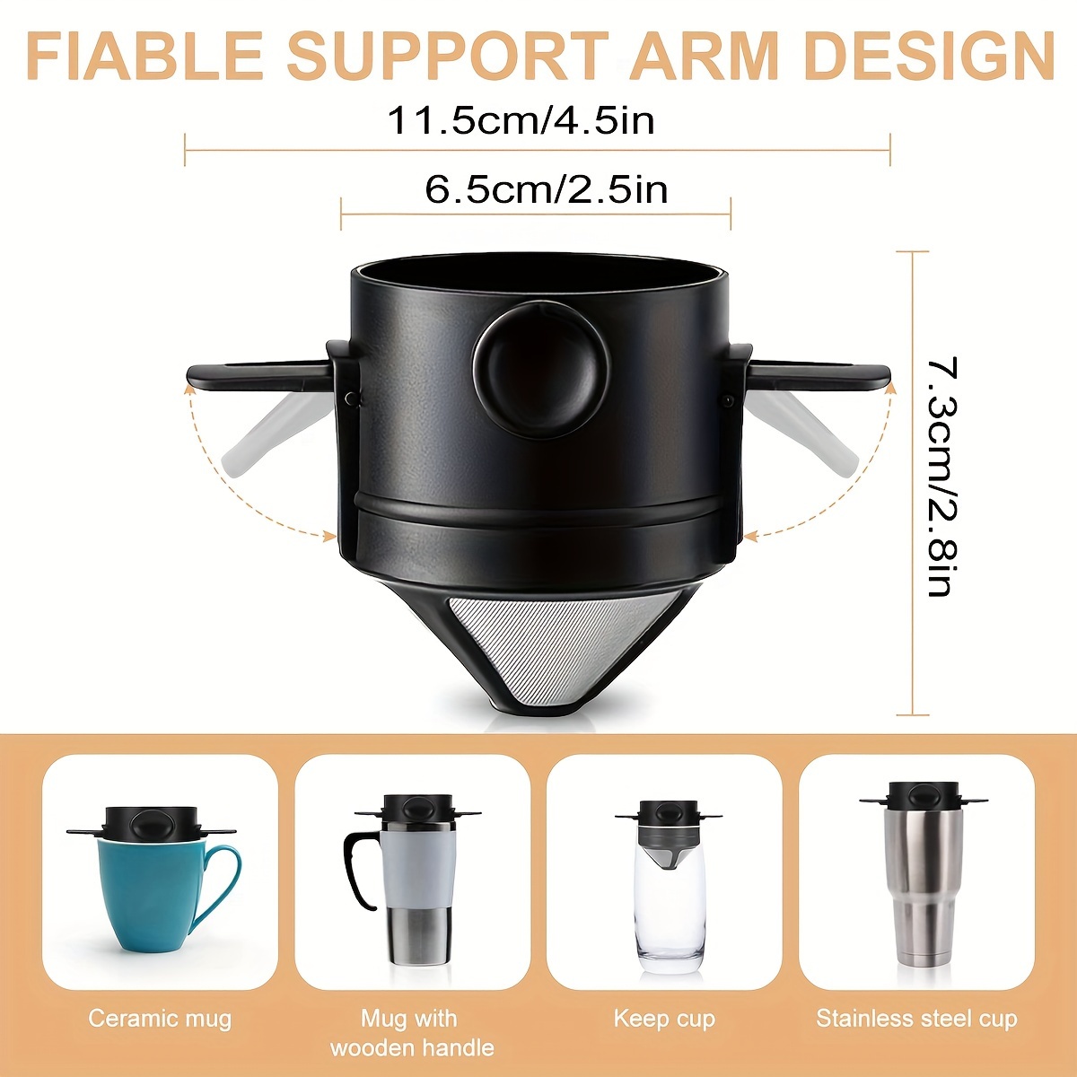 Cangkir Filter kopi portabel d - Coffee Equipment Pour Over ulasan dan harga