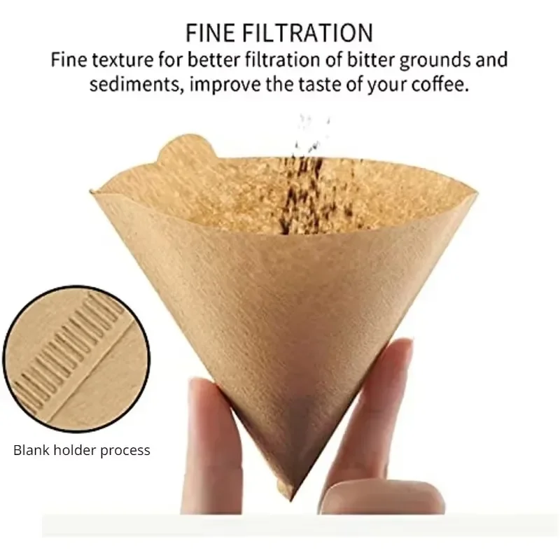 Filter Kerucut Wood Pulp 02 un - Coffee Equipment Cleaner ulasan dan harga